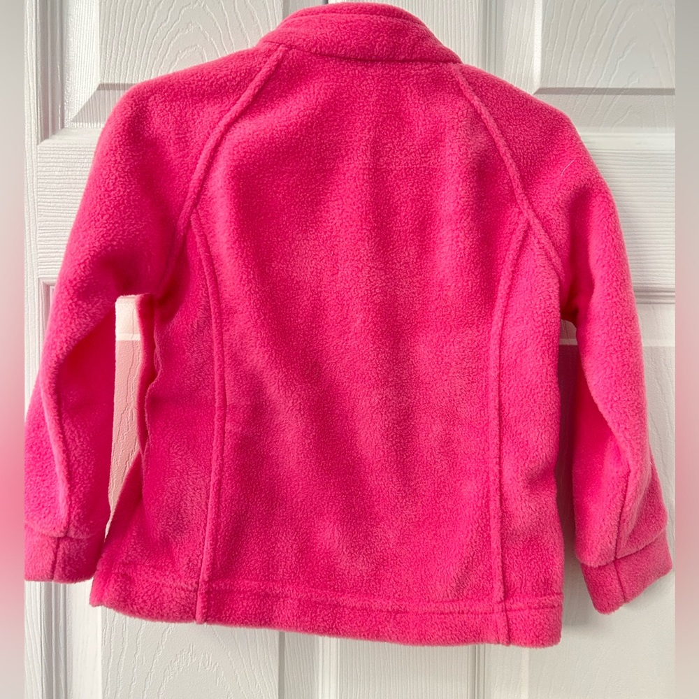Columbia 3T Benton Girls NWT Fleece Jacket Pink Size 3T - Picture 3 of 3